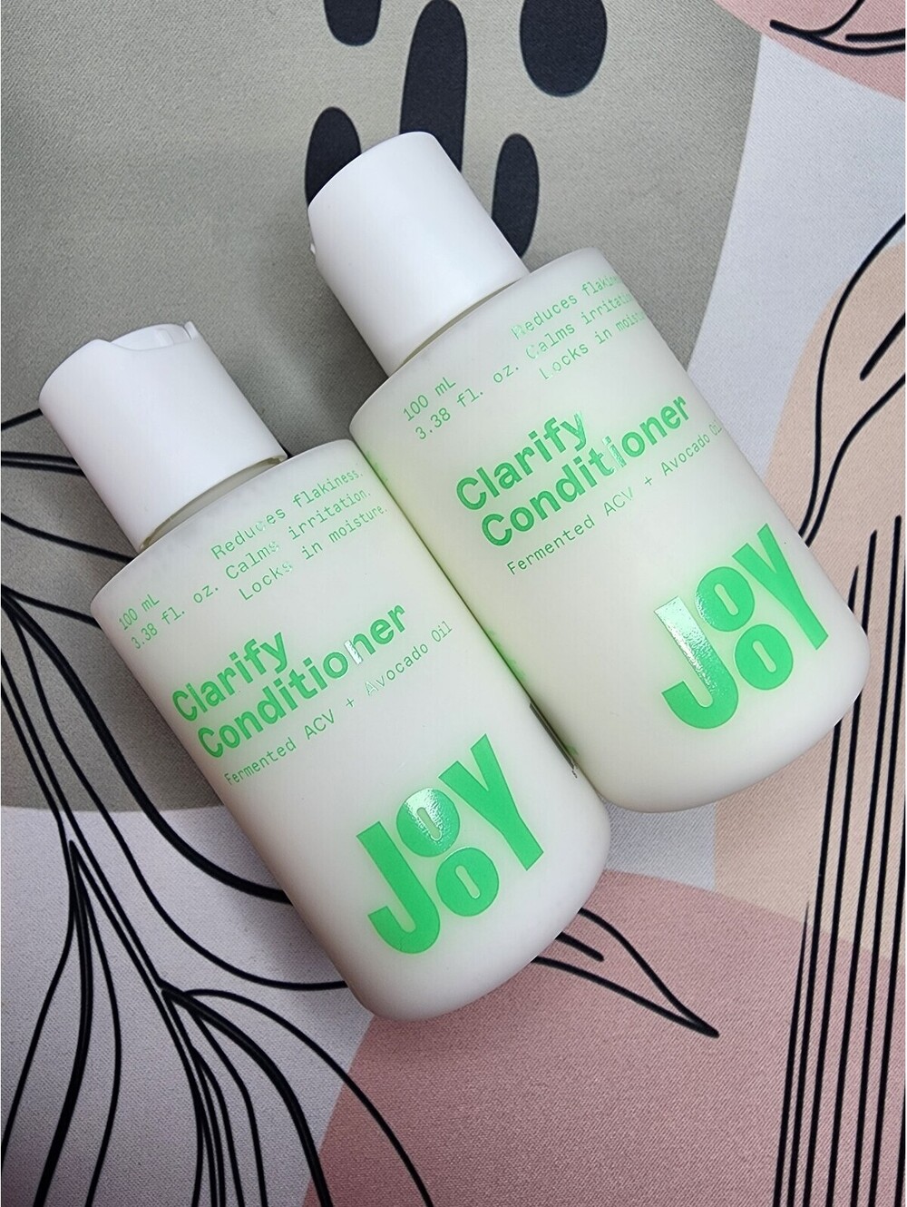 Jooy Clarify Conditioner x2 Fermented ACV Avocado Oil 3.38 Oz Travel Friendly